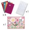 Djeco Kreatív műhely - 6 technika 1 dobozban - Tündérdoboz - Fairy Box, 6–8 év, Többszínű