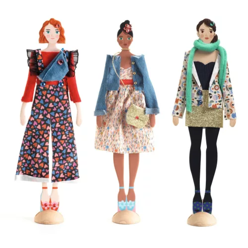 Djeco Divattervező műhely - Mara kollekciója - Fashion by Marie, 3–5 év, Többszínű