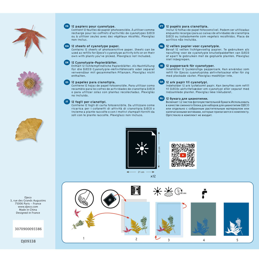 Művészeti műhely - Papírok a Cianotípia technikához - Cyanotype Paper – alternatív kép 2