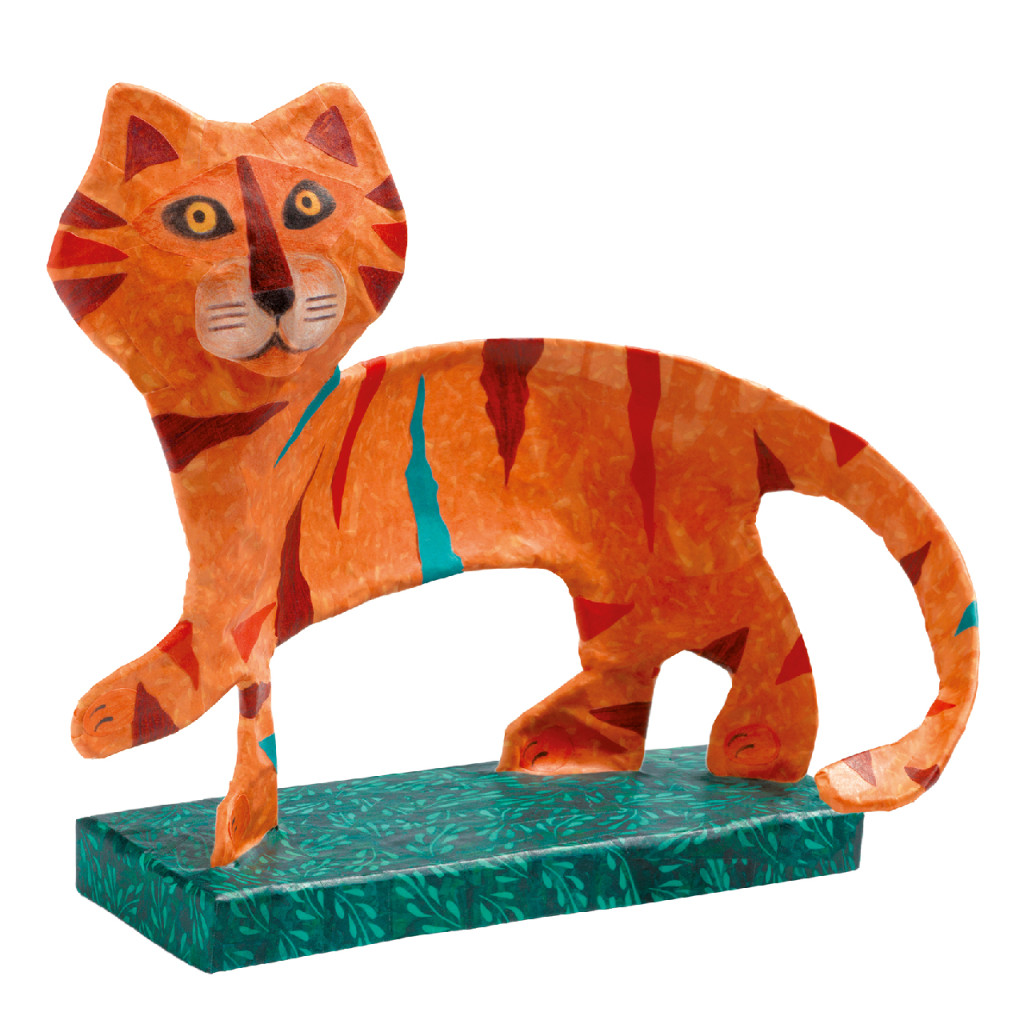 Művészeti műhely - Szoborkészítés - A tigris - The tiger – alternatív kép 2