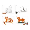 Djeco Művészeti műhely - Szoborkészítés - A tigris - The tiger, 3–5 év, Többszínű