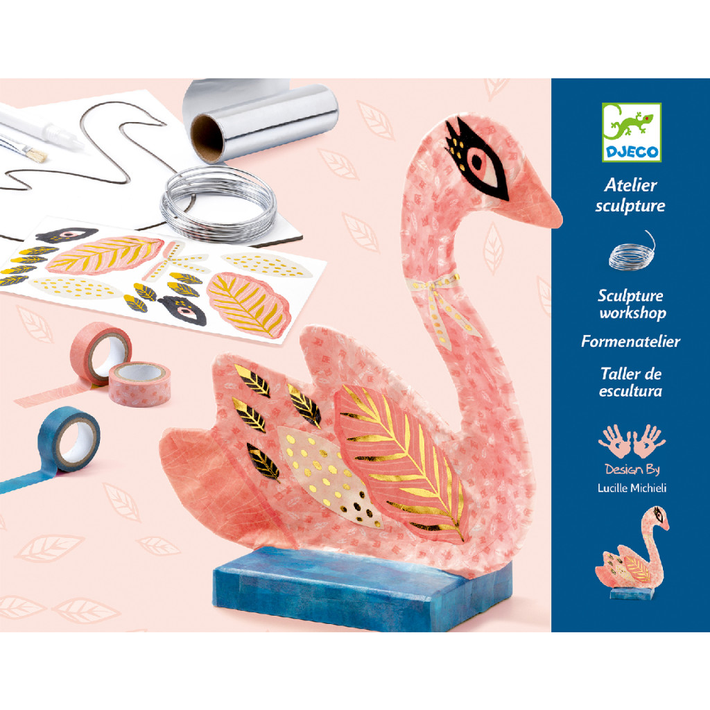 Művészeti műhely - Szoborkészítés - A hattyú - The swan – fő nézet