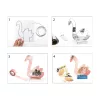 Djeco Művészeti műhely - Szoborkészítés - A hattyú - The swan, 3–5 év, Többszínű