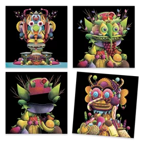 Djeco Művészeti műhely - Tavaszi zöldségek - Inspired by Giuseppe Arcimboldo - Spring Vegetables, 3–5 év, Vegyes anyag