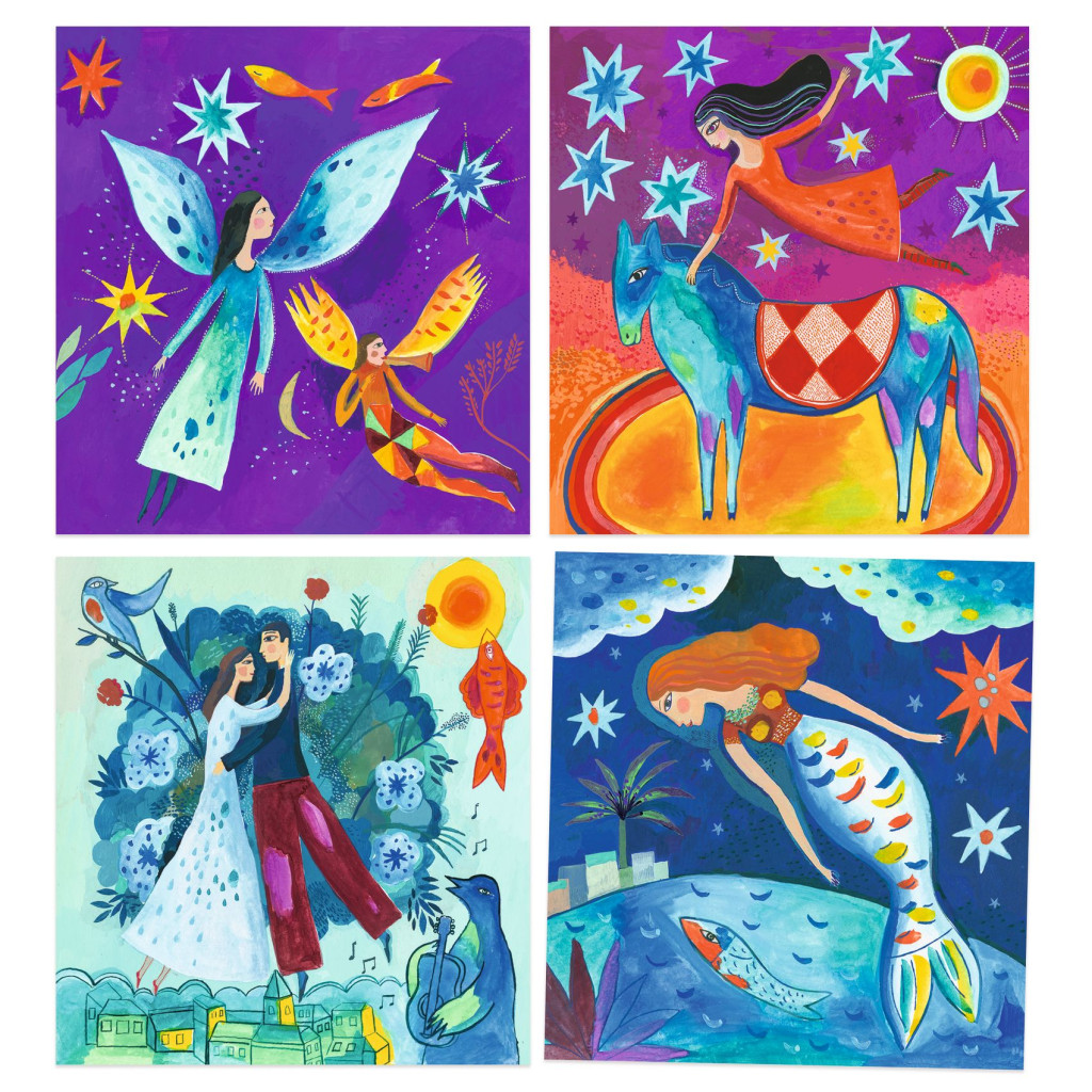 Művészeti műhely - Álomban - Inspired by Marc Chagall - In a dream – alternatív kép 2