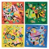 Djeco Művészeti műhely - Absztrak - Inspired by Vaszilij Kandinszkij - Abstract, 3–5 év, Piros