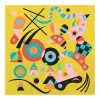 Djeco Művészeti műhely - Absztrak - Inspired by Vaszilij Kandinszkij - Abstract, 3–5 év, Piros