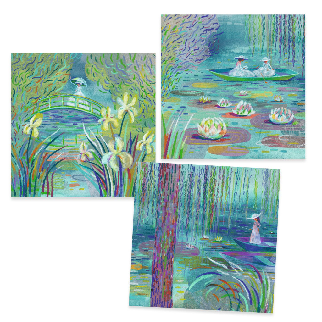 Művészeti műhely - Tavirózsák - Inspired by Claude Monet - Water Lily – alternatív kép 1