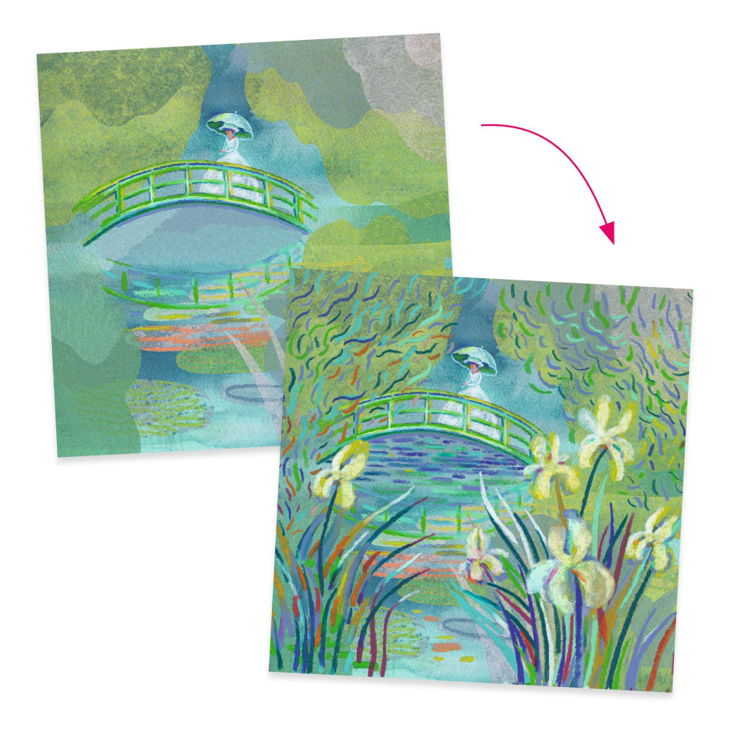 Művészeti műhely - Tavirózsák - Inspired by Claude Monet - Water Lily – alternatív kép 2