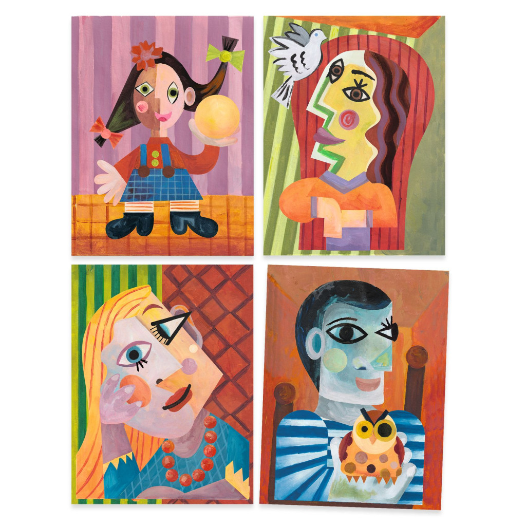 Művészeti műhely - Kubus fejek - Inspired by Pablo Picasso - Square Heads – alternatív kép 1