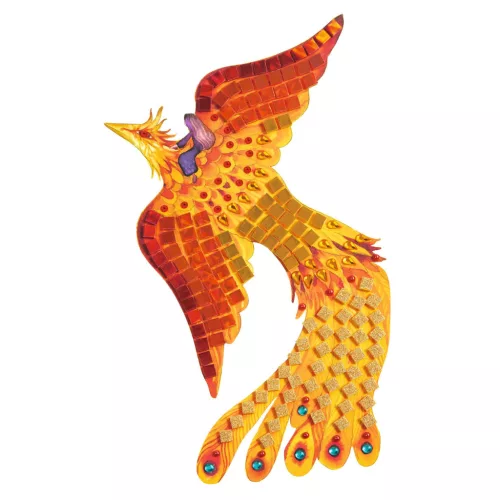 Djeco Mozaikkép készítés - Mítikus lények - Mythical Creatures, 3–5 év, Többszínű