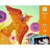 Djeco Mozaikkép készítés - Mítikus lények - Mythical Creatures, 3–5 év, Többszínű