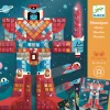 Djeco Mozaikkép készítés - Űrcsata - Space battle, 3–5 év, Többszínű