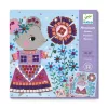 Djeco Mozaikkép készítés - Édes háziállatok - Lovely pets, 3–5 év, Többszínű