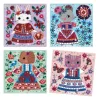 Djeco Mozaikkép készítés - Édes háziállatok - Lovely pets, 3–5 év, Többszínű