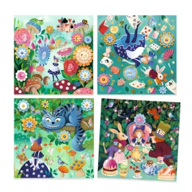 Djeco Művészeti műhely - Meseillusztráció, Alíz Csodaországban - In Wonderland, 3–5 év, Többszínű