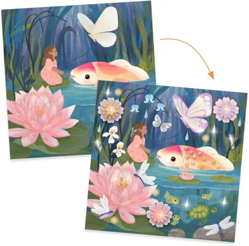 Művészeti műhely - Meseillusztráció, Hüvelyk Panna - Thumbelina