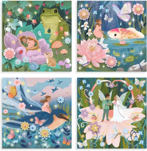 Művészeti műhely - Meseillusztráció, Hüvelyk Panna - Thumbelina