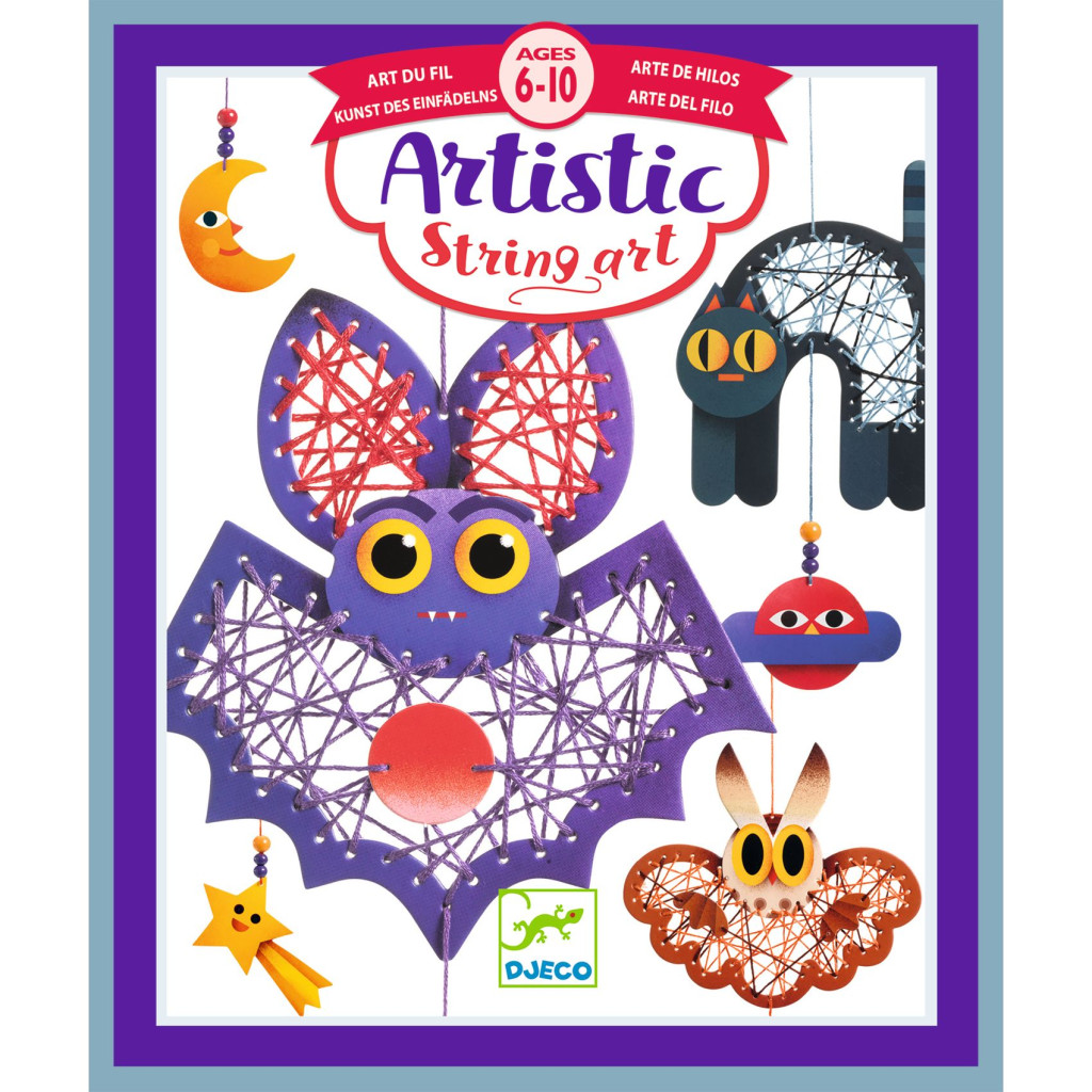 Artistic String art - Varrás és díszítés - Éjszakában - Night-time – fő nézet