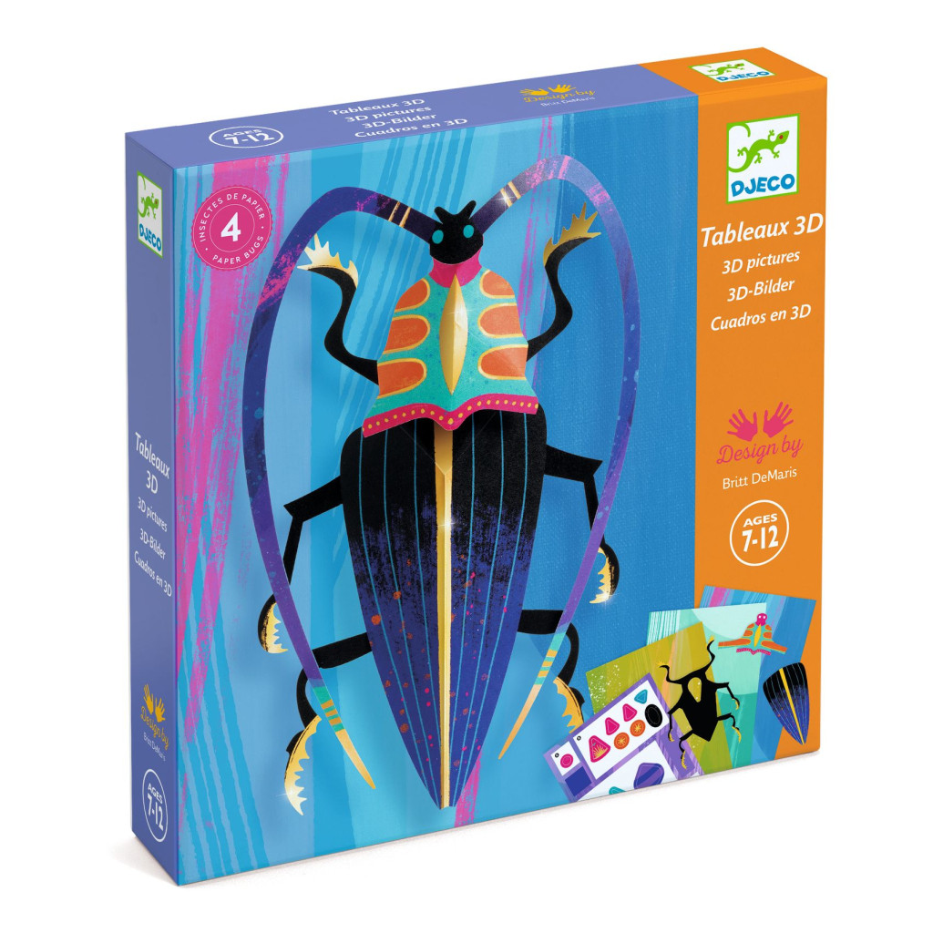 Papírszobor műhely - Bogarak - Paper bugs – fő nézet