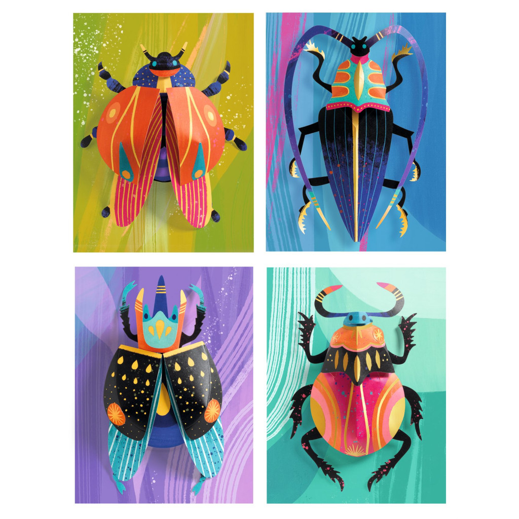 Papírszobor műhely - Bogarak - Paper bugs – alternatív kép 2