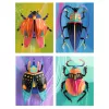 Djeco Papírszobor műhely - Bogarak - Paper bugs, 6–8 év, Többszínű