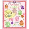 Djeco Artistic Patch - Csillámminta készítés - Édességek - Collages - Sweets, 3–5 év, Többszínű