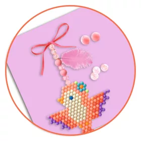 Djeco Artistic Aqua - Vizes gyöngykirakó képkészítő - Cickom - Country charm, 6–8 év, Többszínű