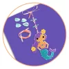 Djeco Artistic Aqua - Vizes gyöngykirakó képkészítő - Tengervarázs - Sea charm, 6–8 év, Többszínű
