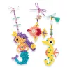 Djeco Artistic Aqua - Vizes gyöngykirakó képkészítő - Tengervarázs - Sea charm, 6–8 év, Többszínű