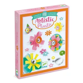Djeco Artistic Plastic - Ékszerkészítés - Gyűrük - Ring collection, 3–5 év, Többszínű