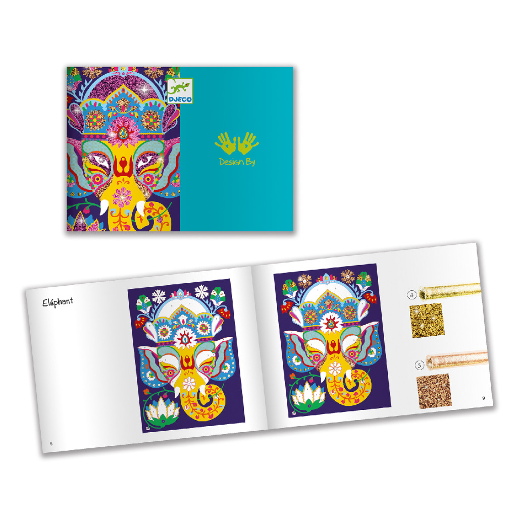 Csillámkép készítés - Csillogó állatok - Glitter animals – alternatív kép 3