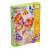 Djeco Csillámkép készítés - Pillangók - Butterflies, 3–5 év, Többszínű