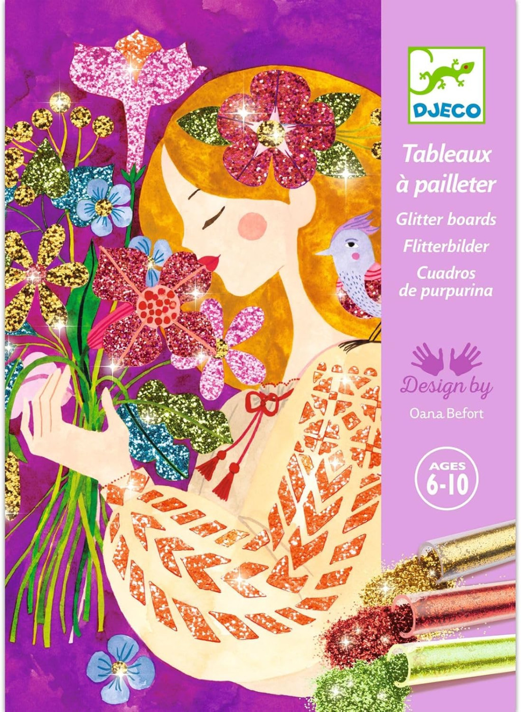 Csillámkép készítés - A virágok illata - The scent of flowers – alternatív kép 1