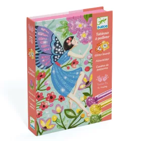 Djeco Csillámkép készítés - A tündéri élet - The gentle life of fairies, 3–5 év, Többszínű