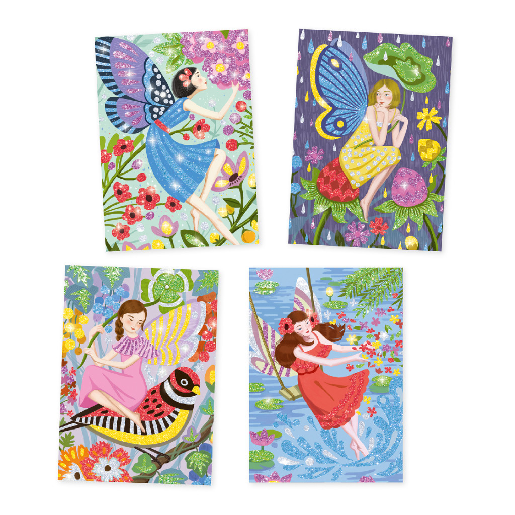 Csillámkép készítés - A tündéri élet - The gentle life of fairies – alternatív kép 2