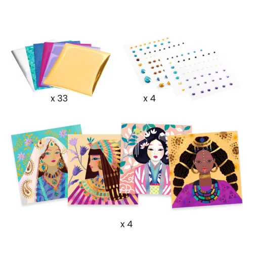 Fémfóliás színezés - Értékes ékszerek - Precious jewels