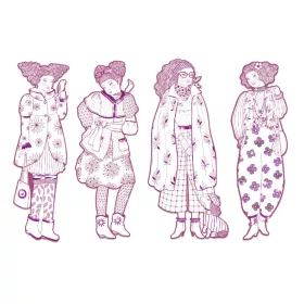 Djeco Színezés - Rosemary Divat - Rosemary & friends, 3–5 év, Rózsaszín
