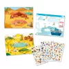 Djeco Satírozó képkészítés - Tájak - Savannah, desert, and North Pole: time for fun!, 3–5 év, Többszínű