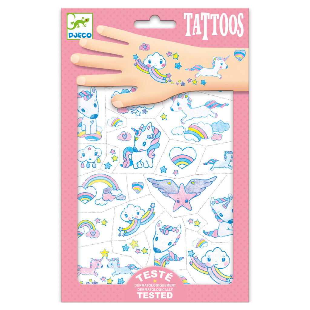 Tetováló matricák - Unikornisok - Unicorns – fő nézet