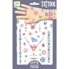 Djeco Tetováló matricák - Jenni ékszerei - Jenni's Jewels, 3–5 év, Többszínű