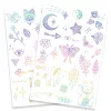 Djeco Tetováló matricák - Szerencsehozók - Lucky charms, 3–5 év, Többszínű