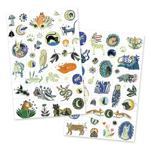 Tetováló matricák - Éjszaka tükröződései - Nighttime Reflections