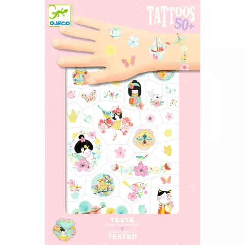 Tetováló matricák - Cseresznyevirágzás - Sakura