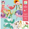 Djeco Kapcsos képkészítés - Tündérek - Fairies, 3–5 év, Többszínű