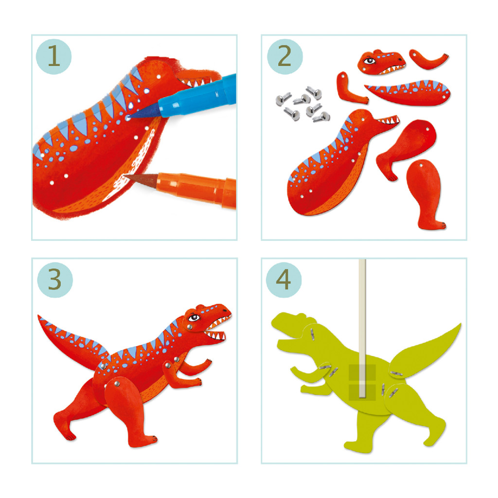Kapcsos képkészítés - Dinszauruszok - Dinos – alternatív kép 3
