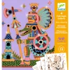 Djeco Csillámló színezők - Állatharcosok - Animal warriors, 3–5 év, Többszínű
