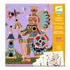 Djeco Csillámló színezők - Állatharcosok - Animal warriors, 3–5 év, Többszínű