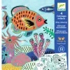 Djeco Csillámló színezők - Tenger mélyén - Under the sea, 3–5 év, Többszínű