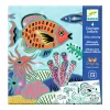 Djeco Csillámló színezők - Tenger mélyén - Under the sea, 3–5 év, Többszínű